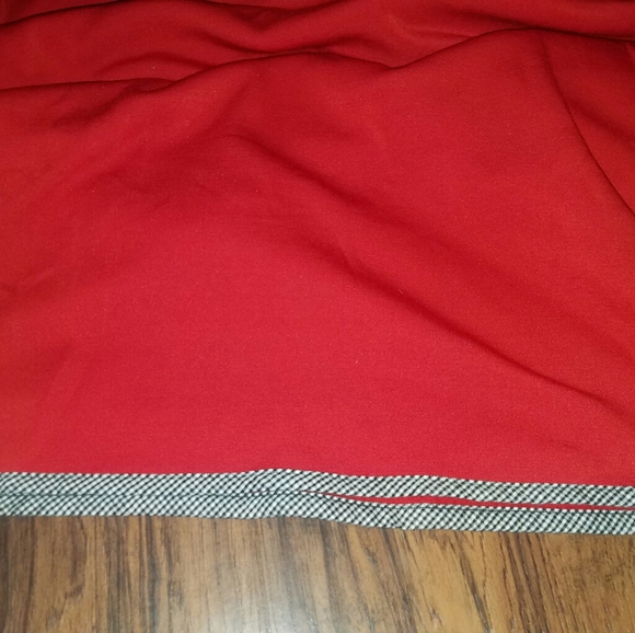 Rare Vintage Red Night Gear Loungewear Nightgown with Bunny Rabbit Size 2X - Picture 5 of 7